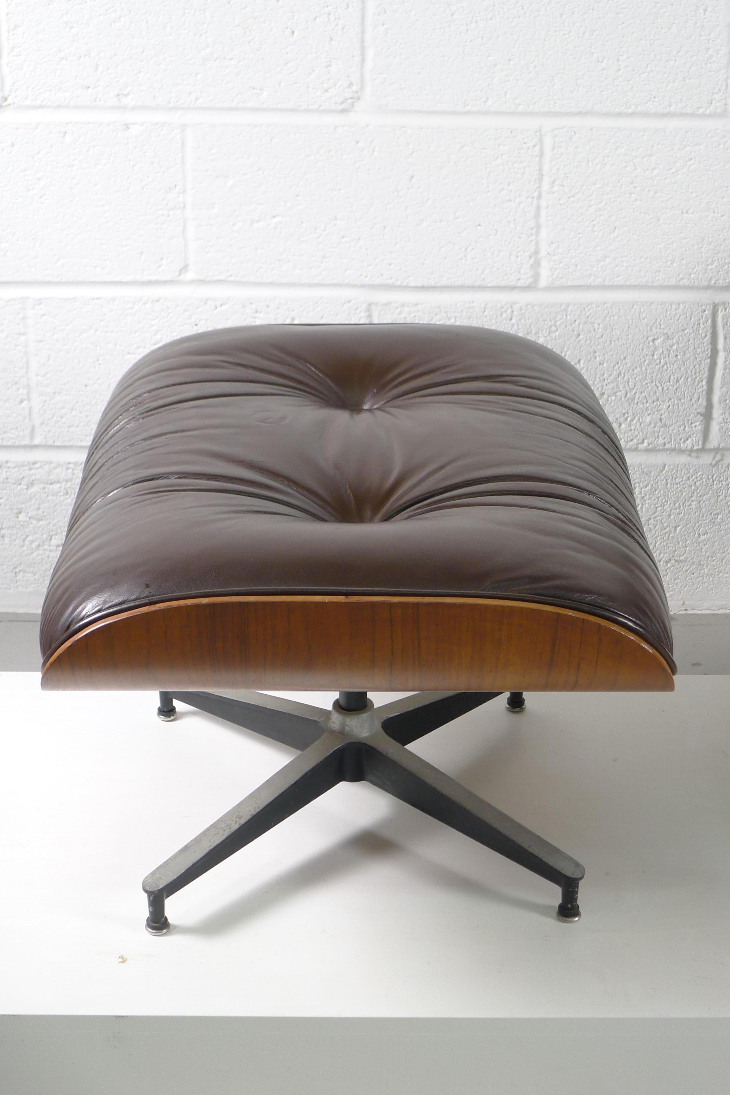 Charles and Ray Eames, Rosewood Lounge Chair and Ottoman, Herman Miller, USA 1