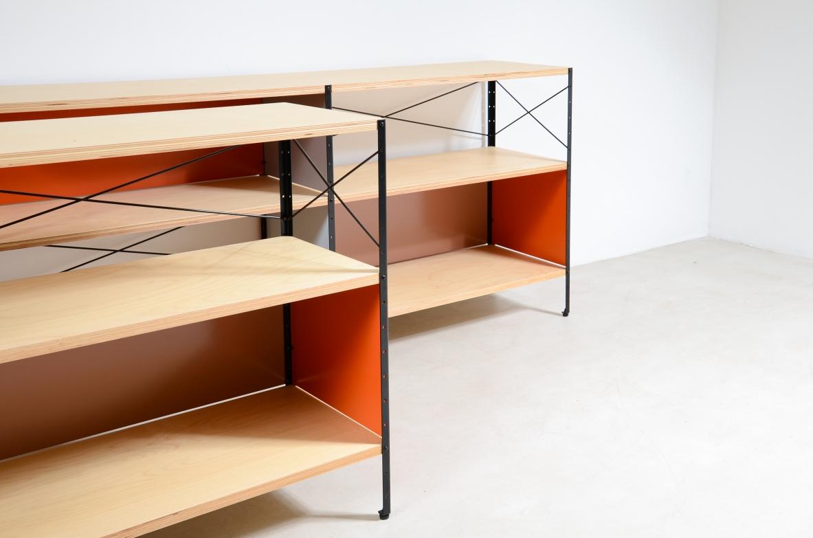 Swiss Charles and Ray Eames  Storage unit 2 modular bookcase by Vitra For Sale