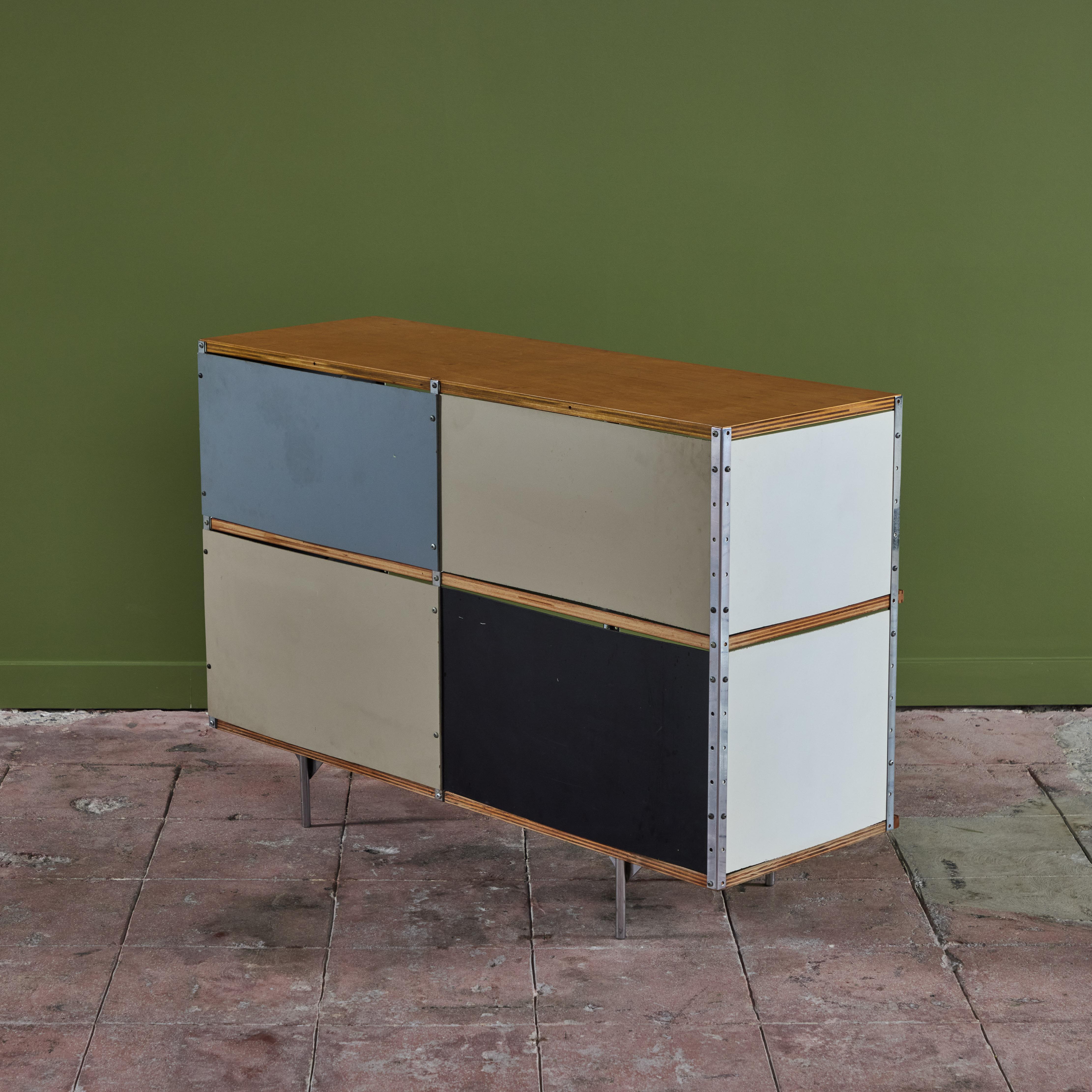 Steel Charles and Ray Eames Storage Unit 
