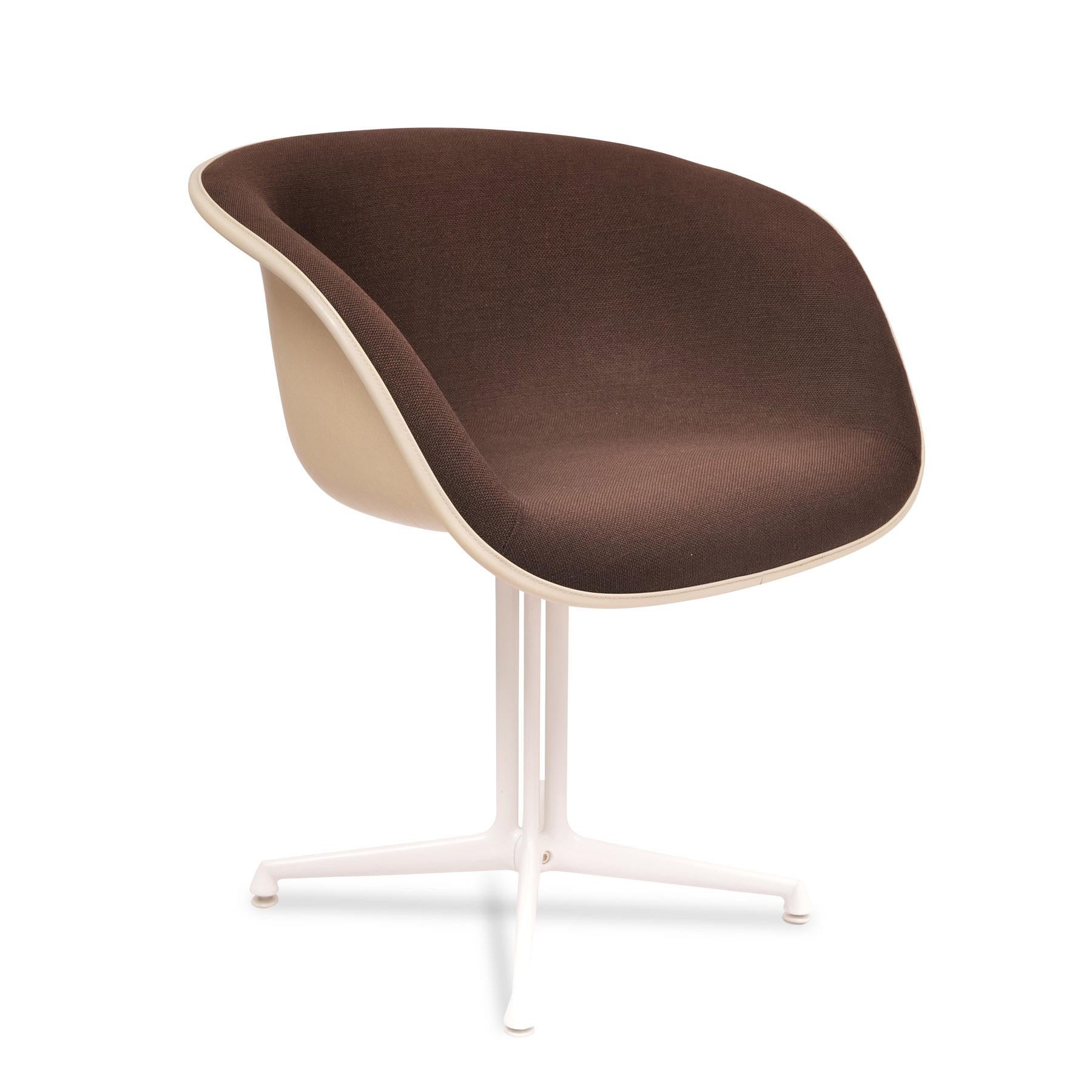 Metal Charles and Ray Eames Vintage Fiberglas La Fonda Chair 1970s For Sale