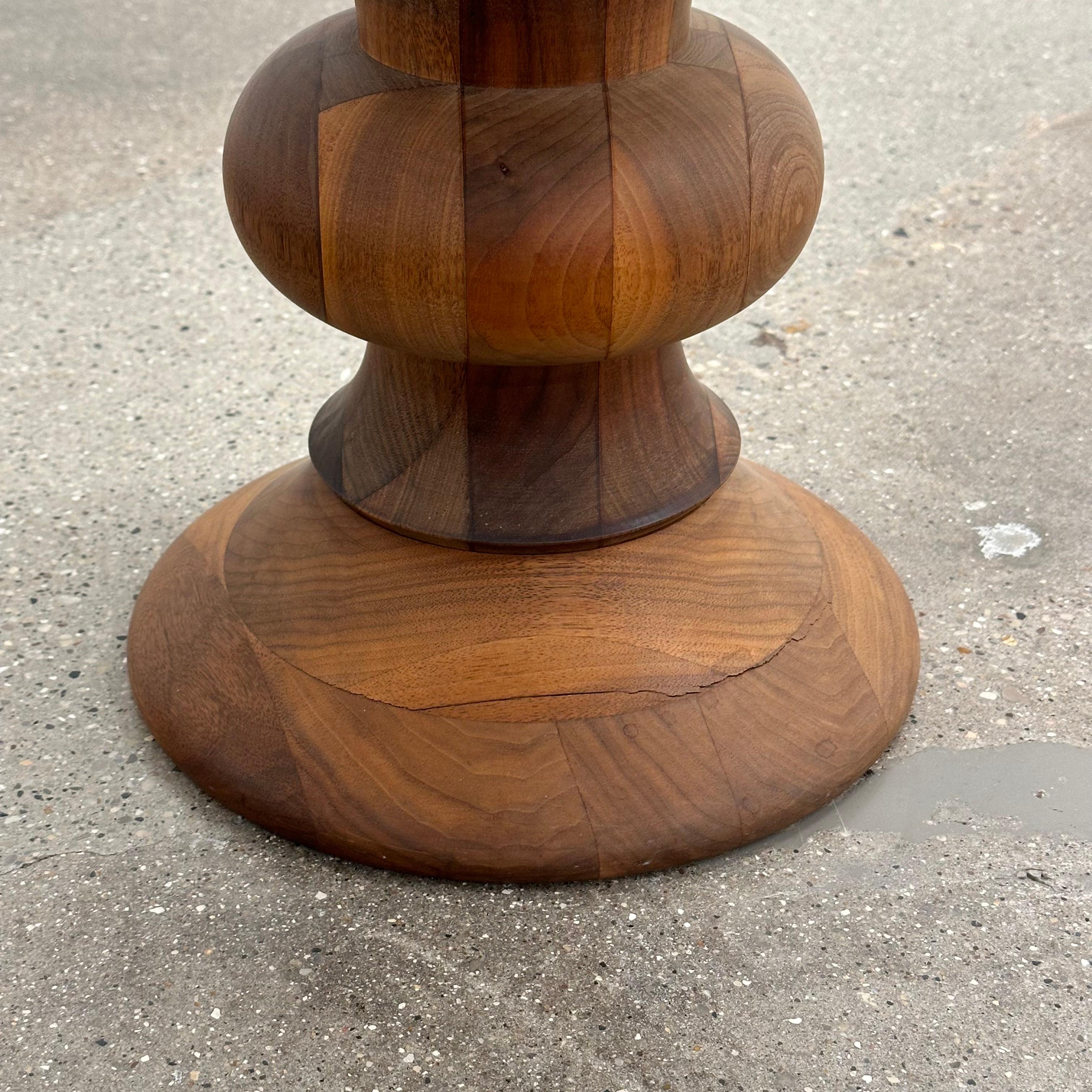 Charles and Ray Eames Walnut Time Life Stool model B for Herman Miller In Good Condition In Skokie, IL