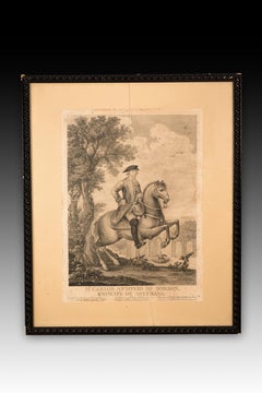 Charles Antoine de Bourbon. Tirage encadré. Salvador Carmona, Juan Antonio. Espagne