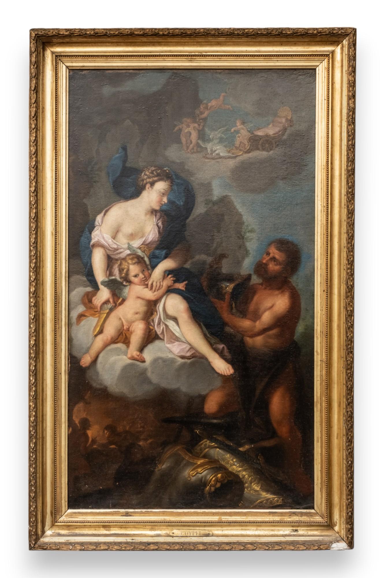 French School Venus Bringing Armor to Aeneas Oil on canvas. 