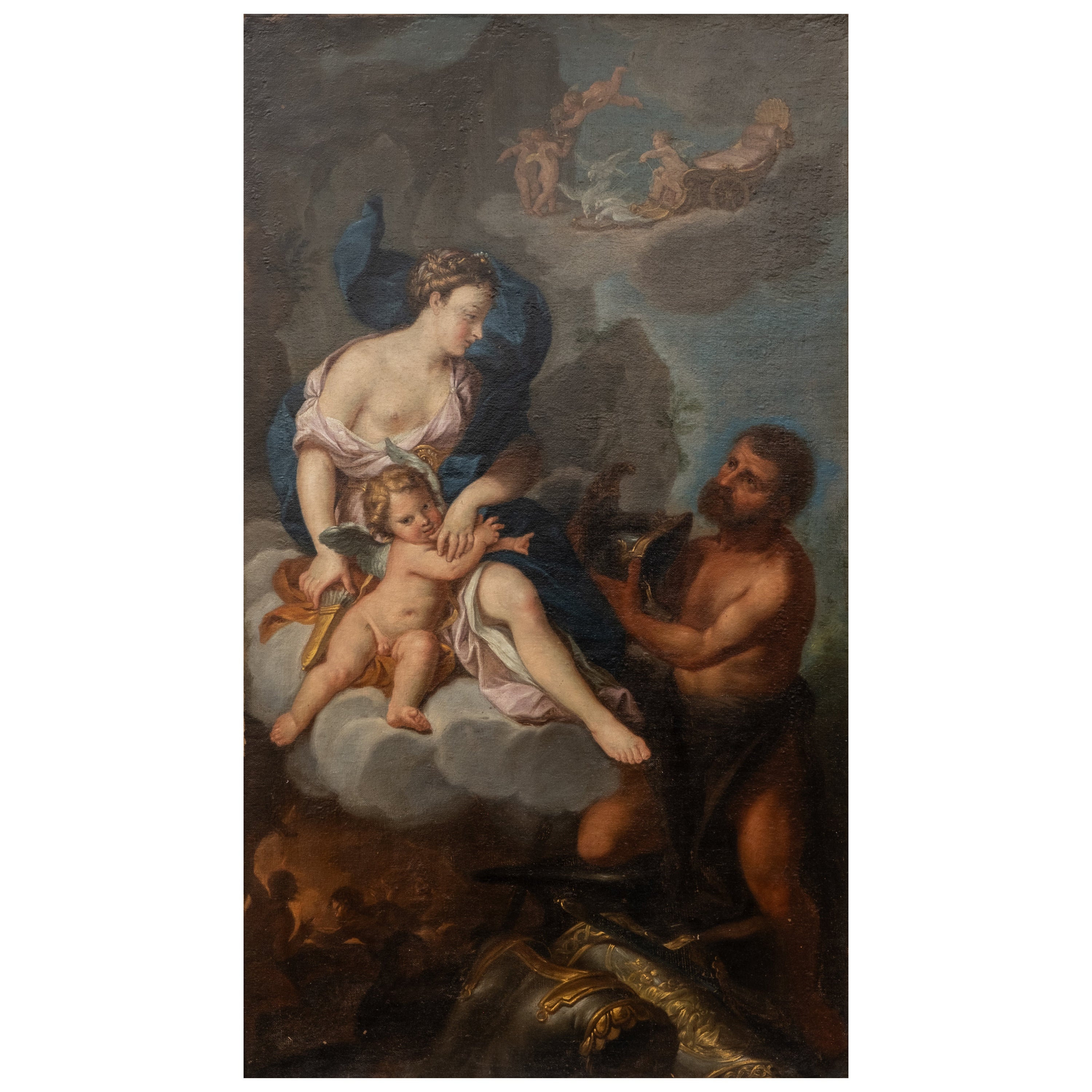 Charles-Antoine Coypel Late 18th or Early 19th Oil on Canvas Painting For Sale