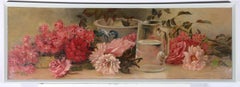 Antique Charles Armstrong - Framed 1927 Oil, The Florist's Table