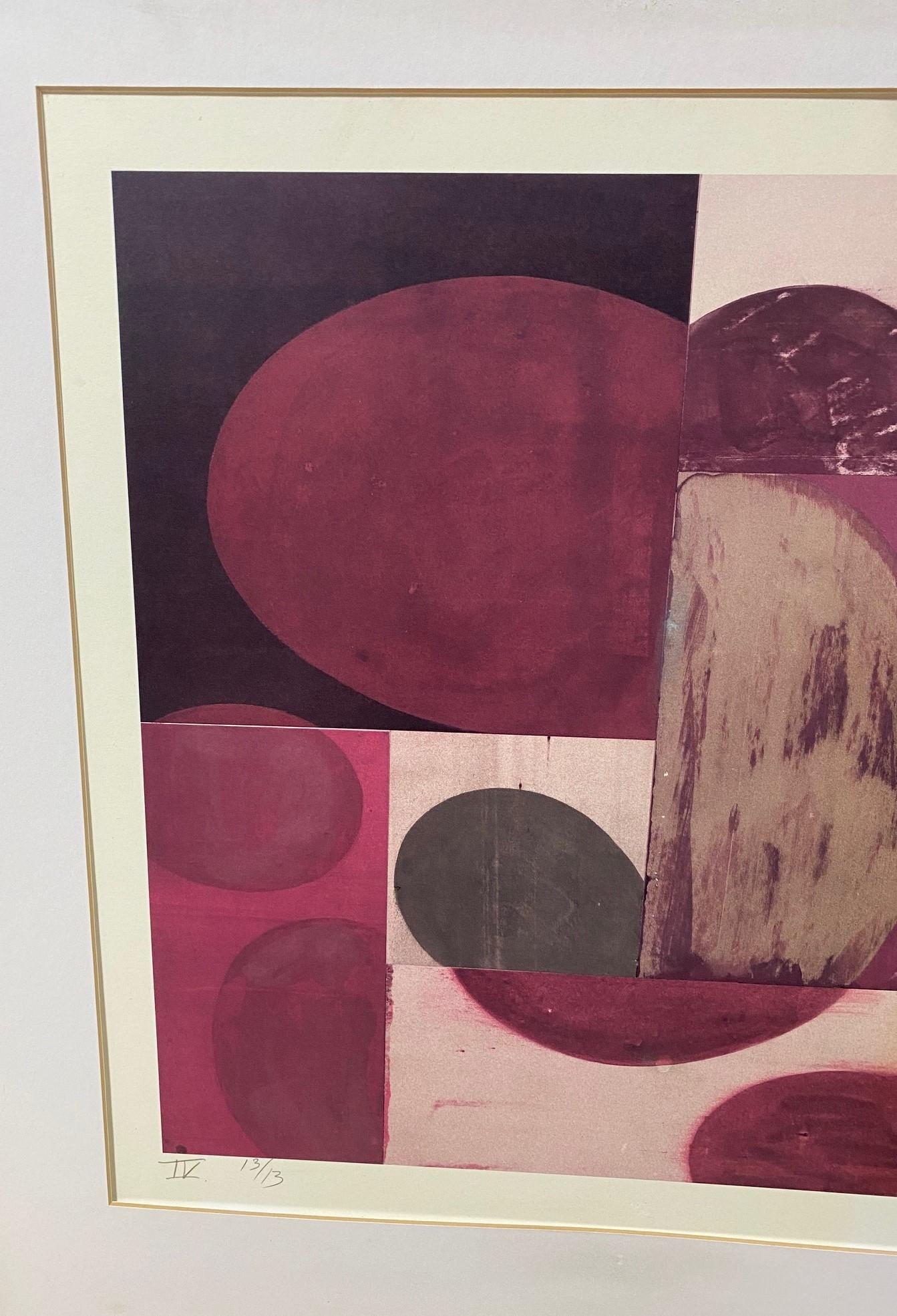 Modern Charles Arnoldi California Artist Signed Limited Edition Abstract Art Lithograph For Sale