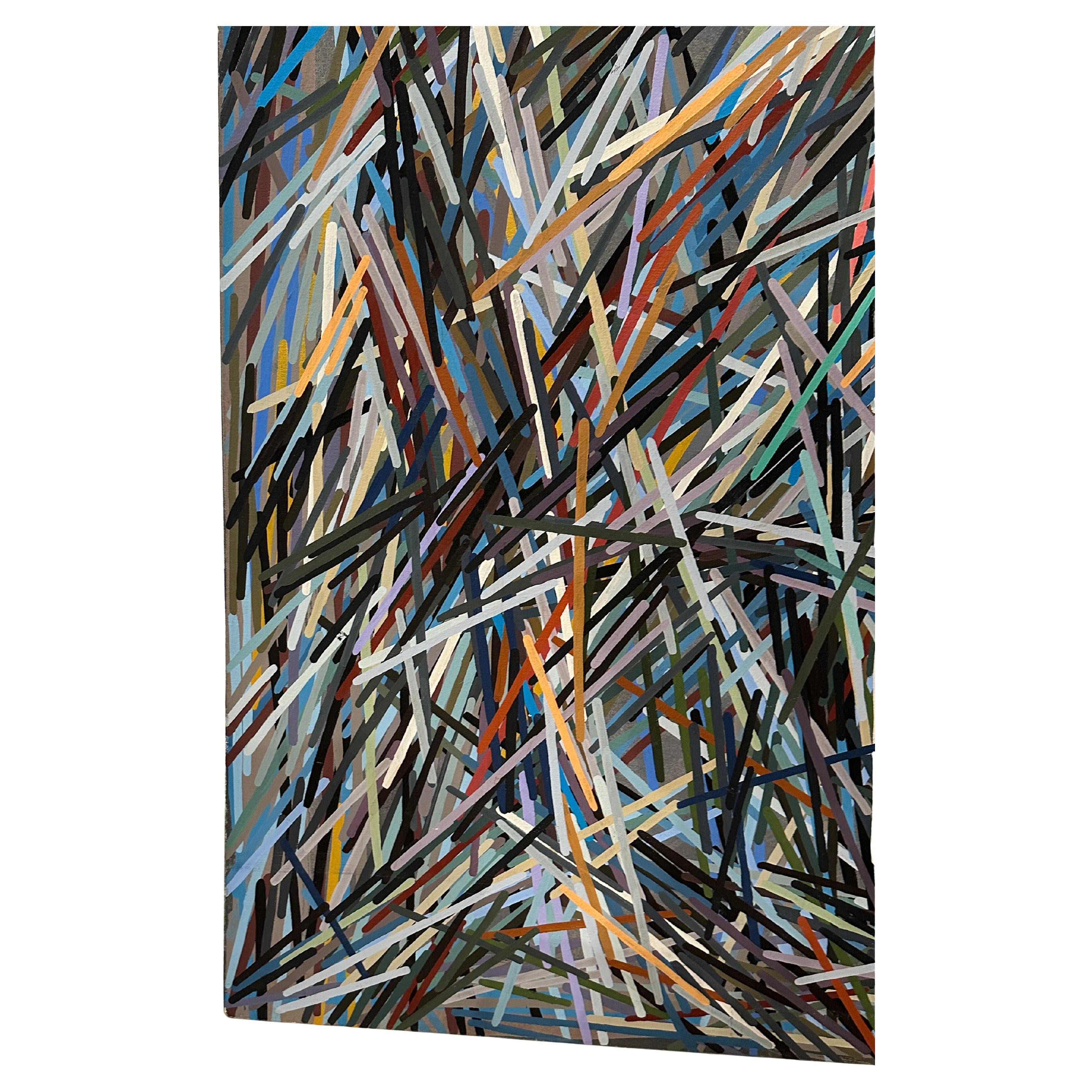 Clune - Abstract Painting Nero di Charles Arnoldi
