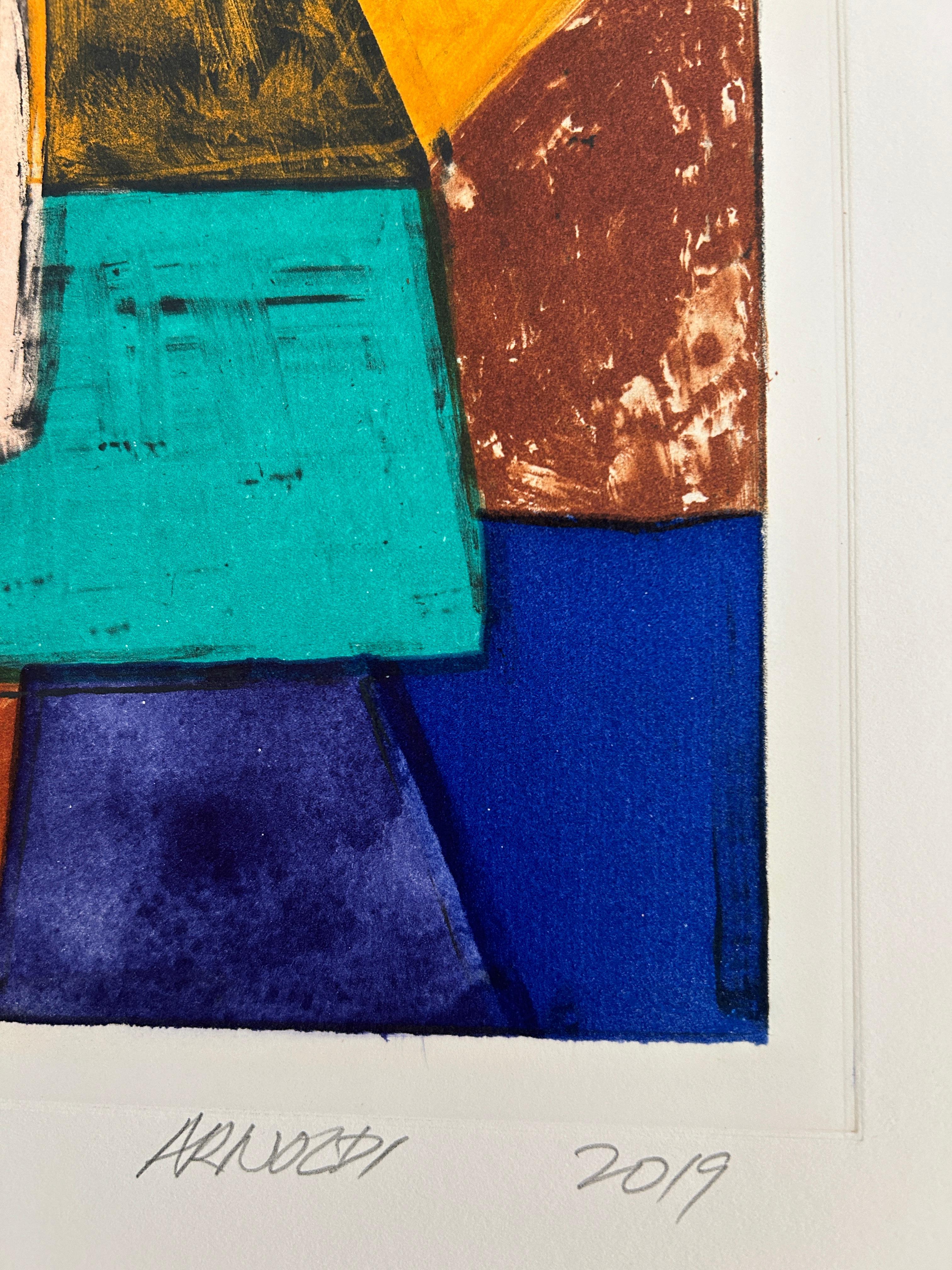 Charles Arnoldi 'Macchu Picchu 4' Limited Edition, Abstract Signed Print For Sale 2