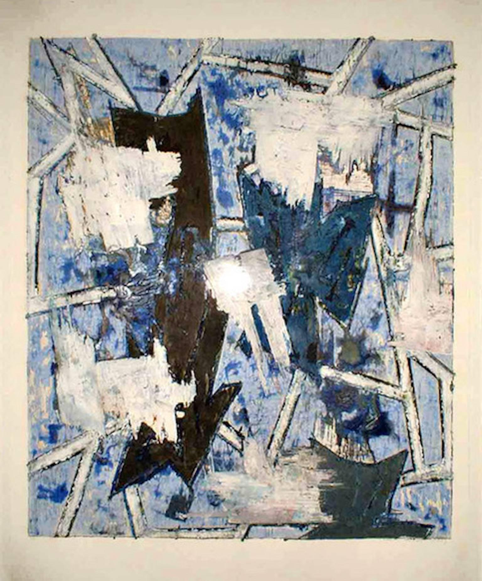 Charles Arnoldi Abstract Print - Untitled, 89.MP.55