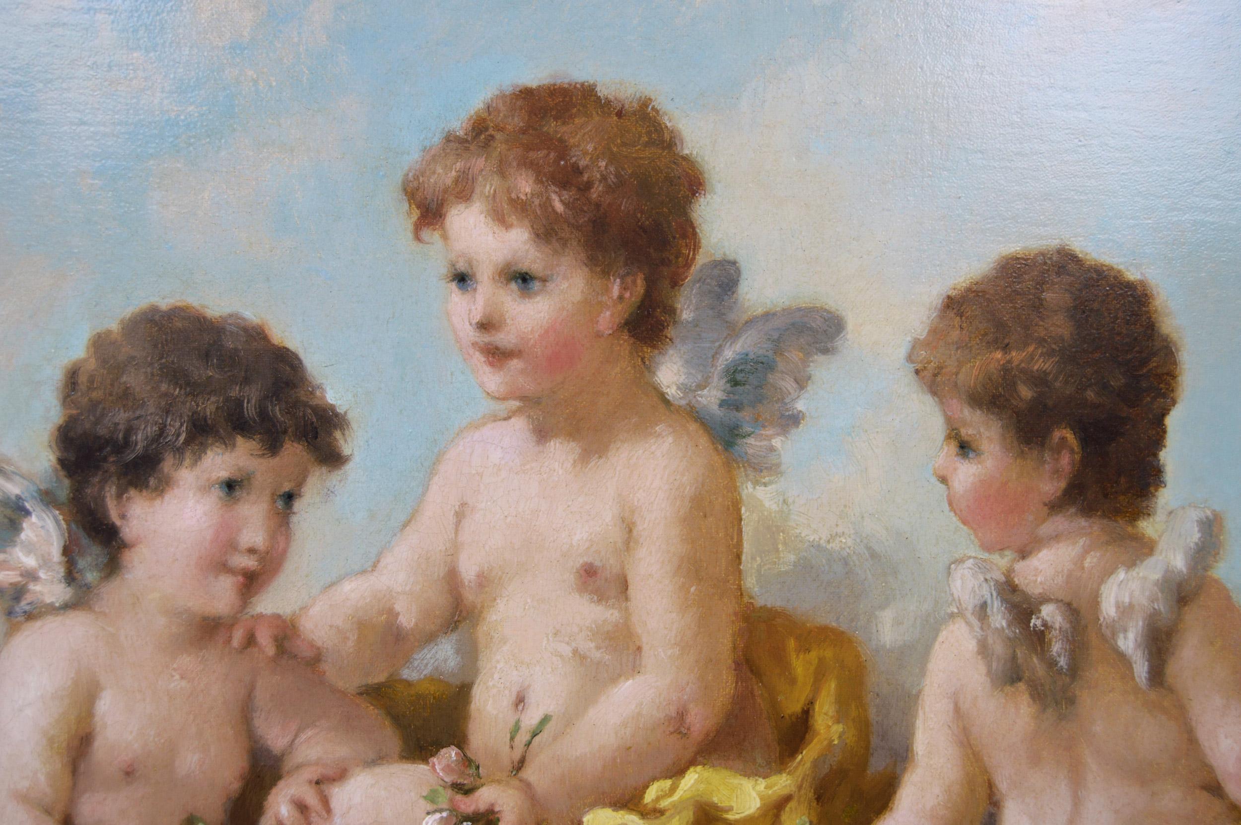 cherub painting famous
