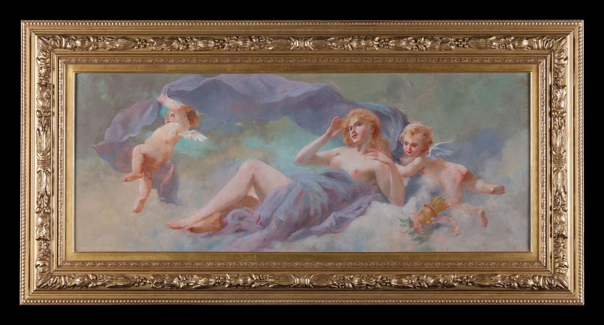 The Cherubs in the Clouds – Painting von Charles Augustus Henry Lutyens