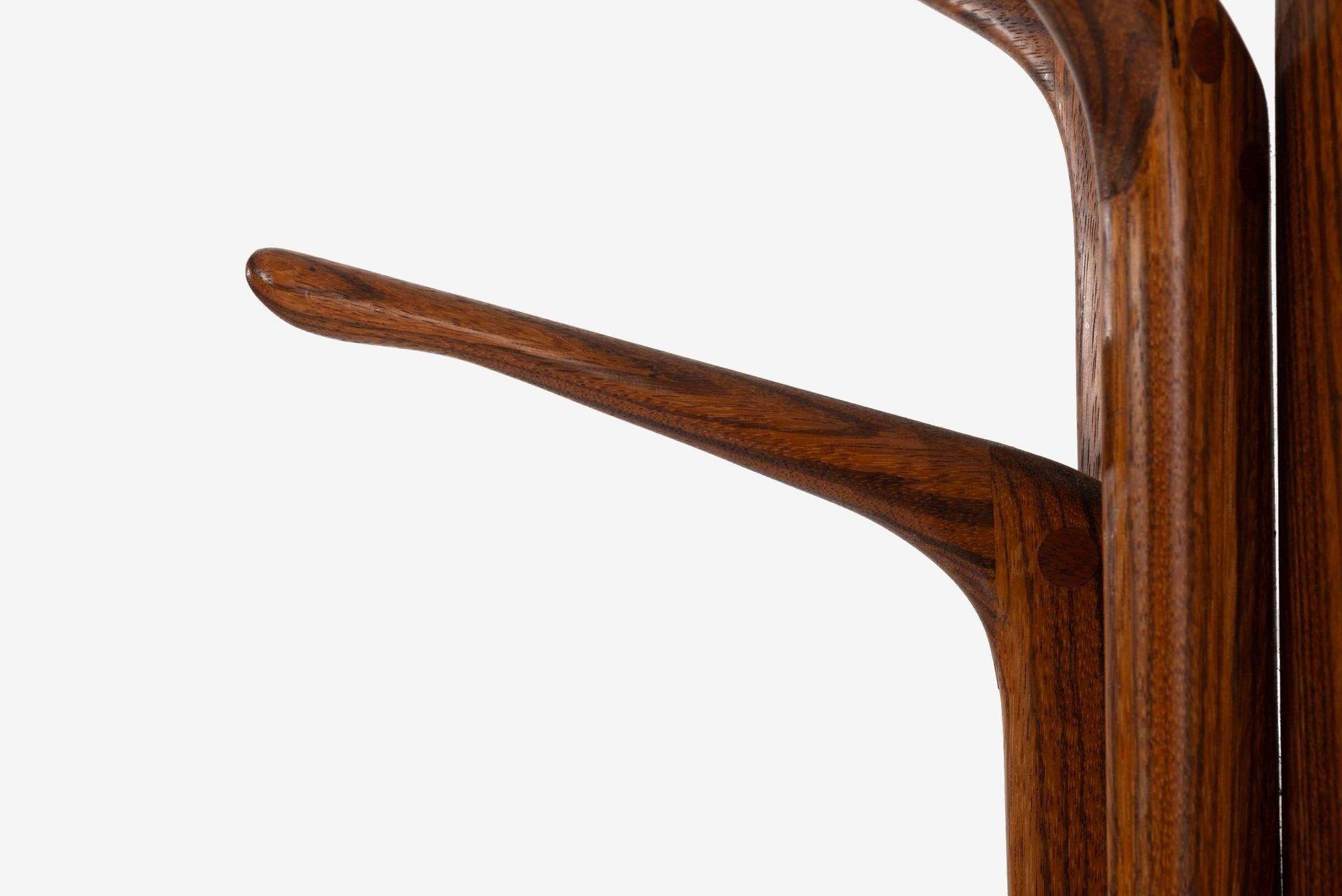 Charles B. Cobb Coat Stand, 1978 Medium Walnut For Sale 2