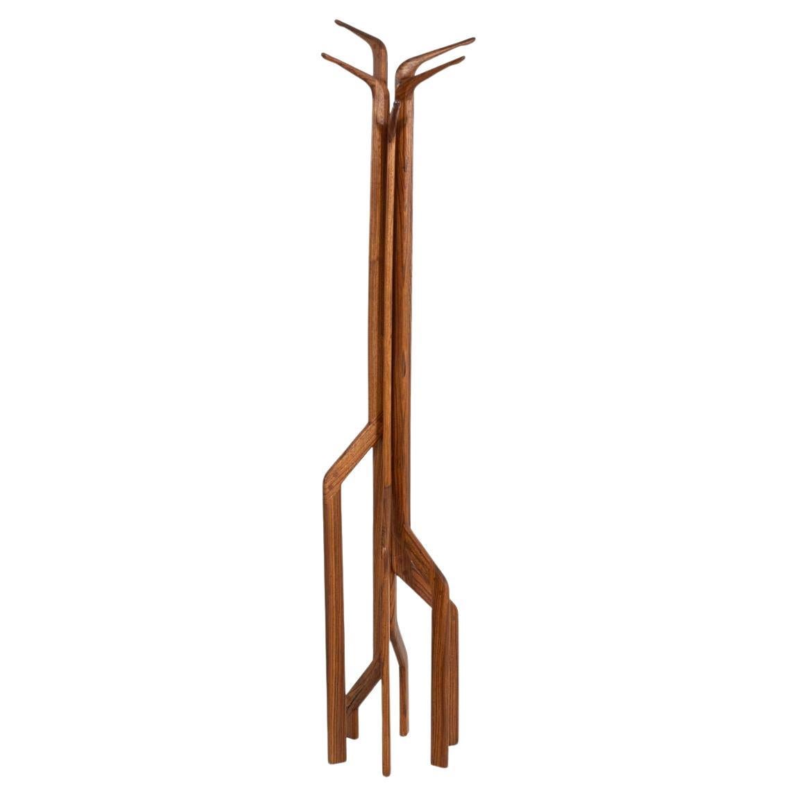 Charles B. Cobb Coat Stand, 1978 Medium Walnut For Sale