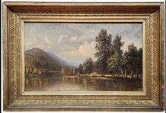 Vista del monte Washington desde el río Ellis, New Hampshire Artista, Paisaje