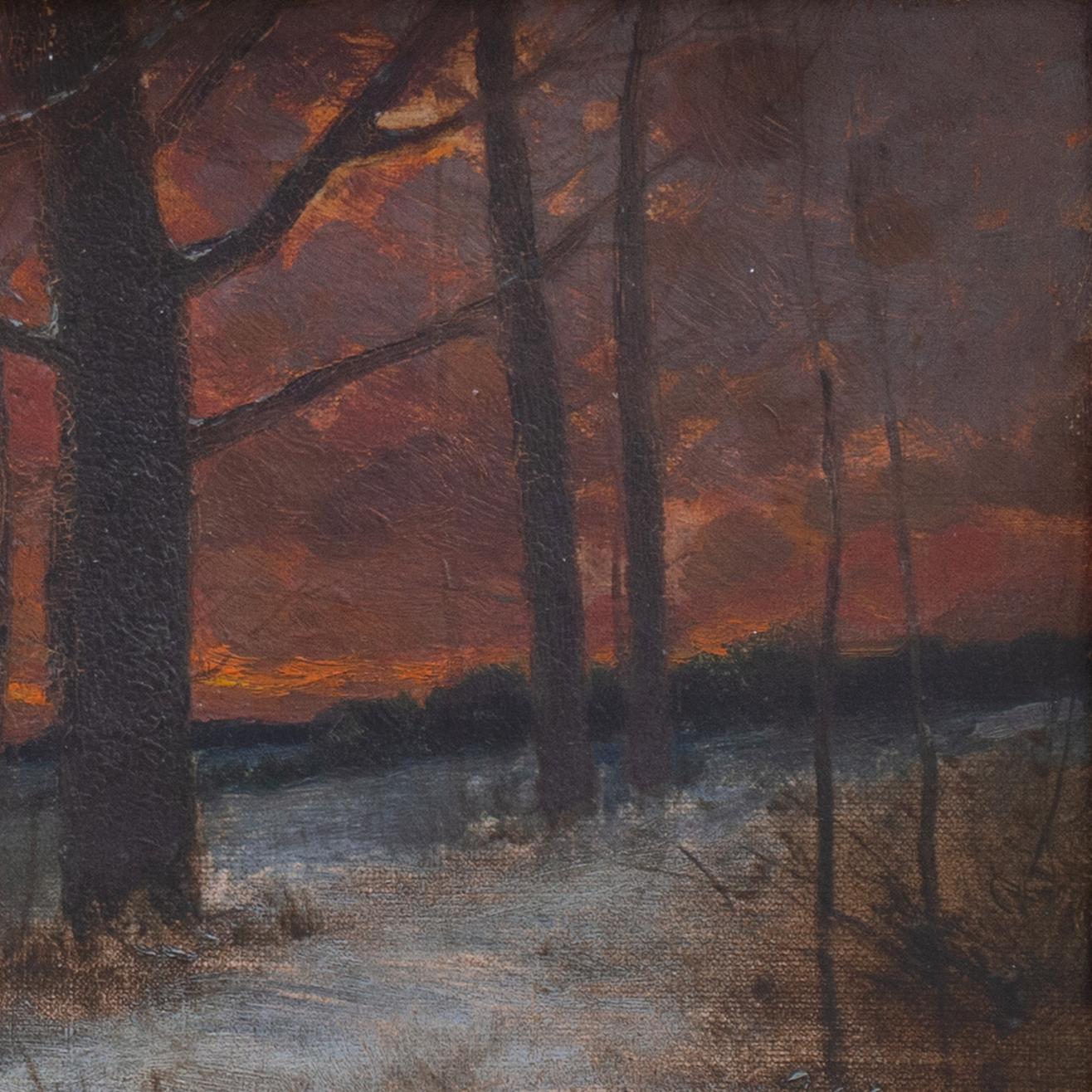 'Evening Glow', New York, Salmagundi, Brooklyn Art Association, Boston Art Club For Sale 6