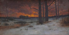 'Evening Glow', New York, Salmagundi, Brooklyn Art Association, Boston Art Club