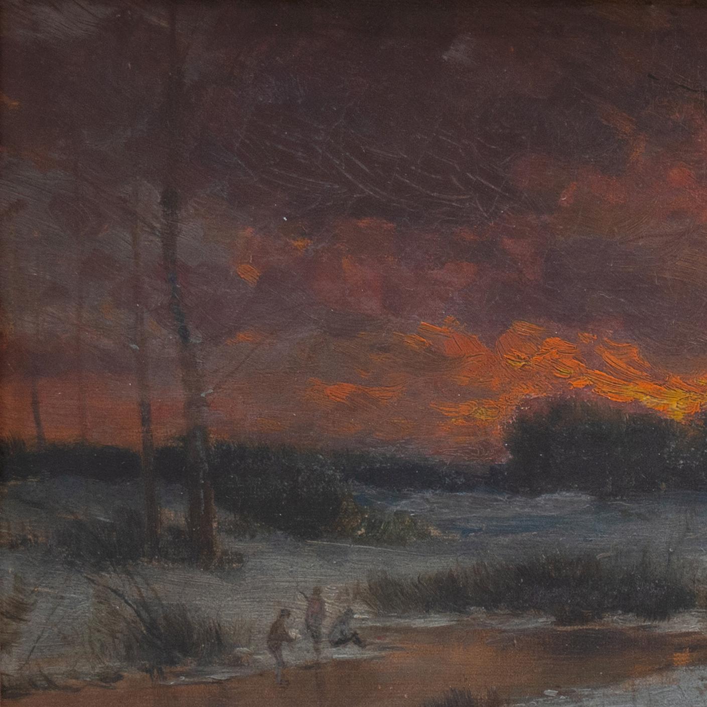 'Evening Glow', New York, Salmagundi, Brooklyn Art Association, Boston Art Club For Sale 2