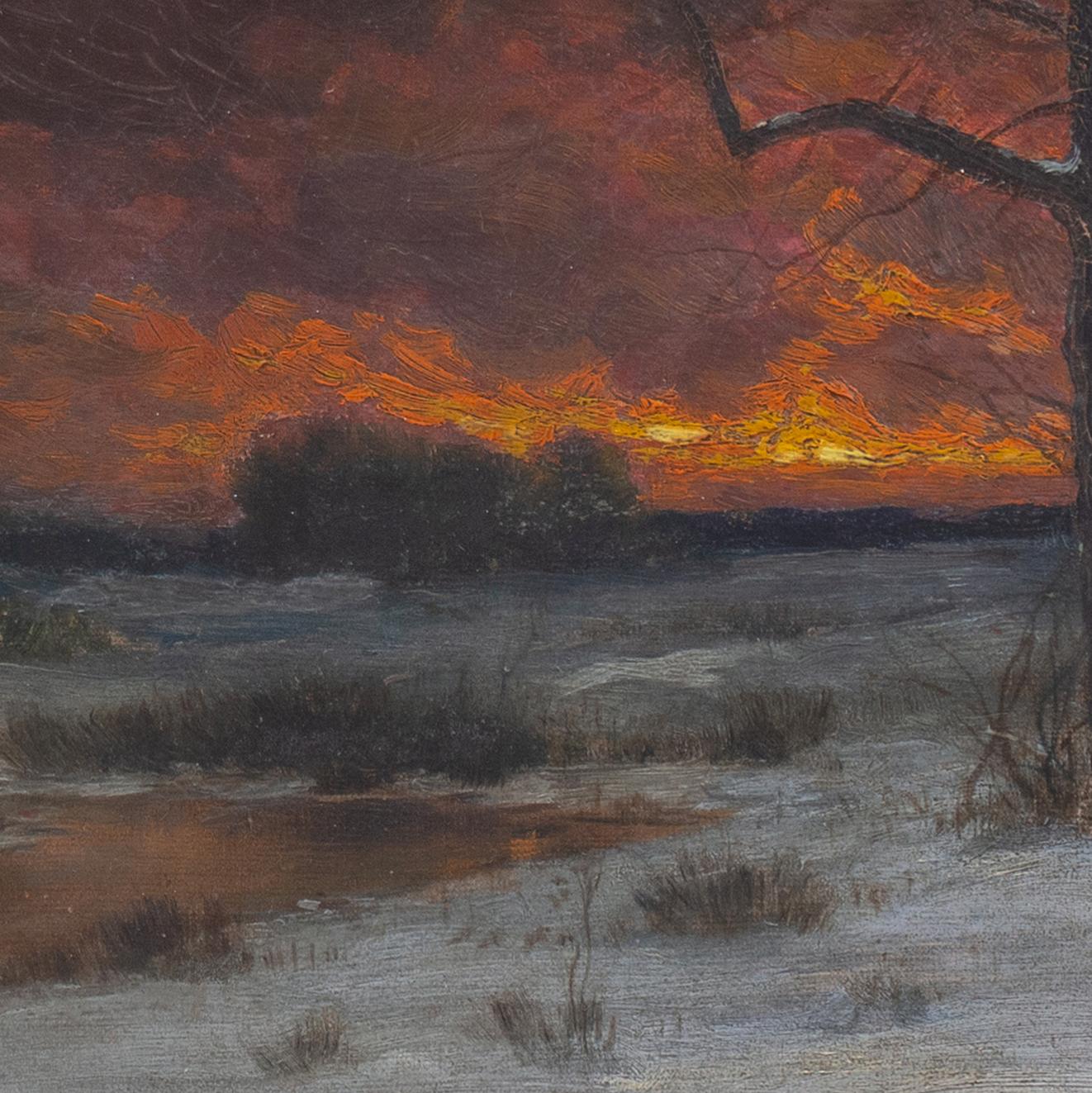 'Evening Glow', New York, Salmagundi, Brooklyn Art Association, Boston Art Club For Sale 5