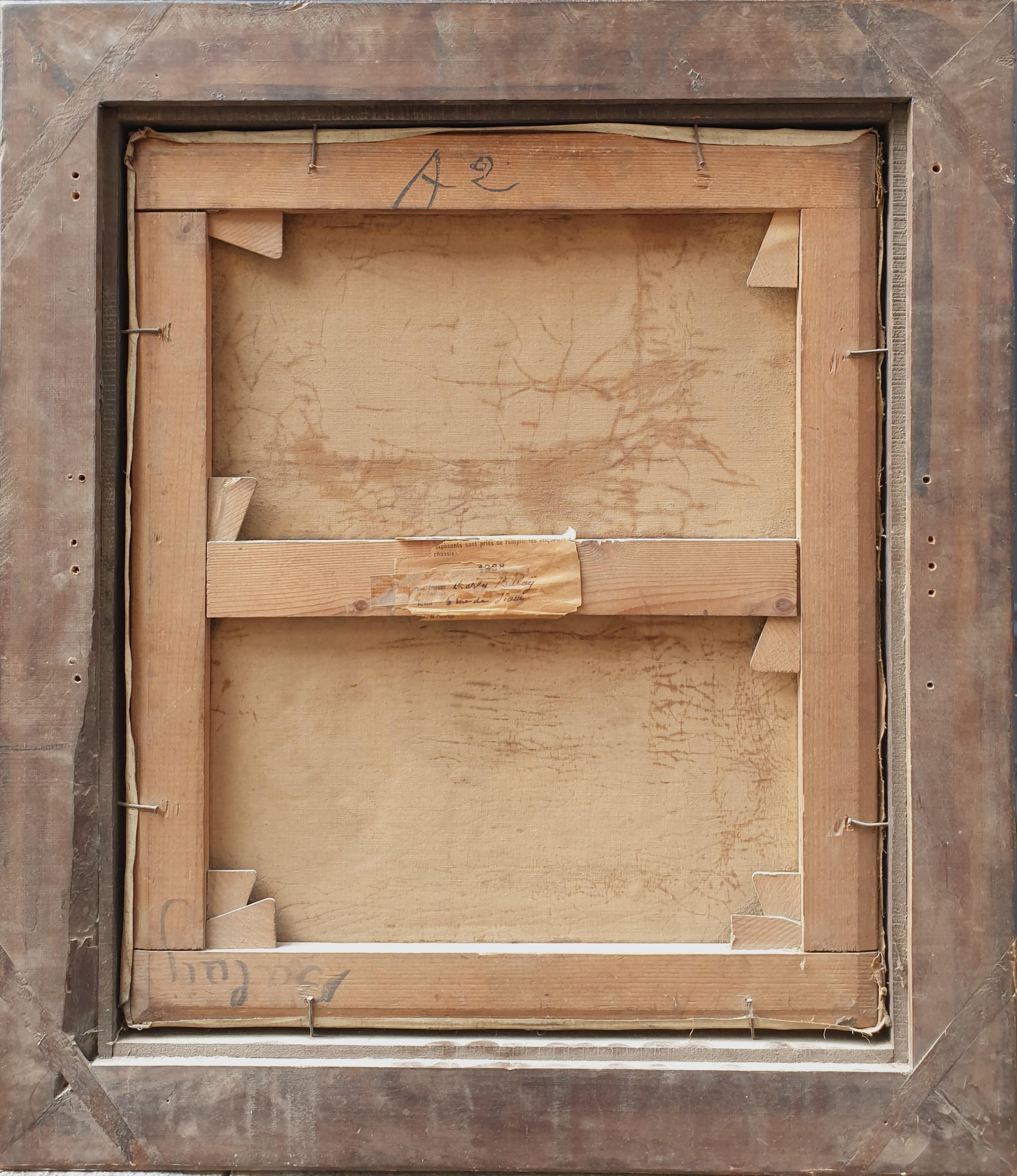 BALAY interior trompe l'oeil modern art french Art deco 20th For Sale 5