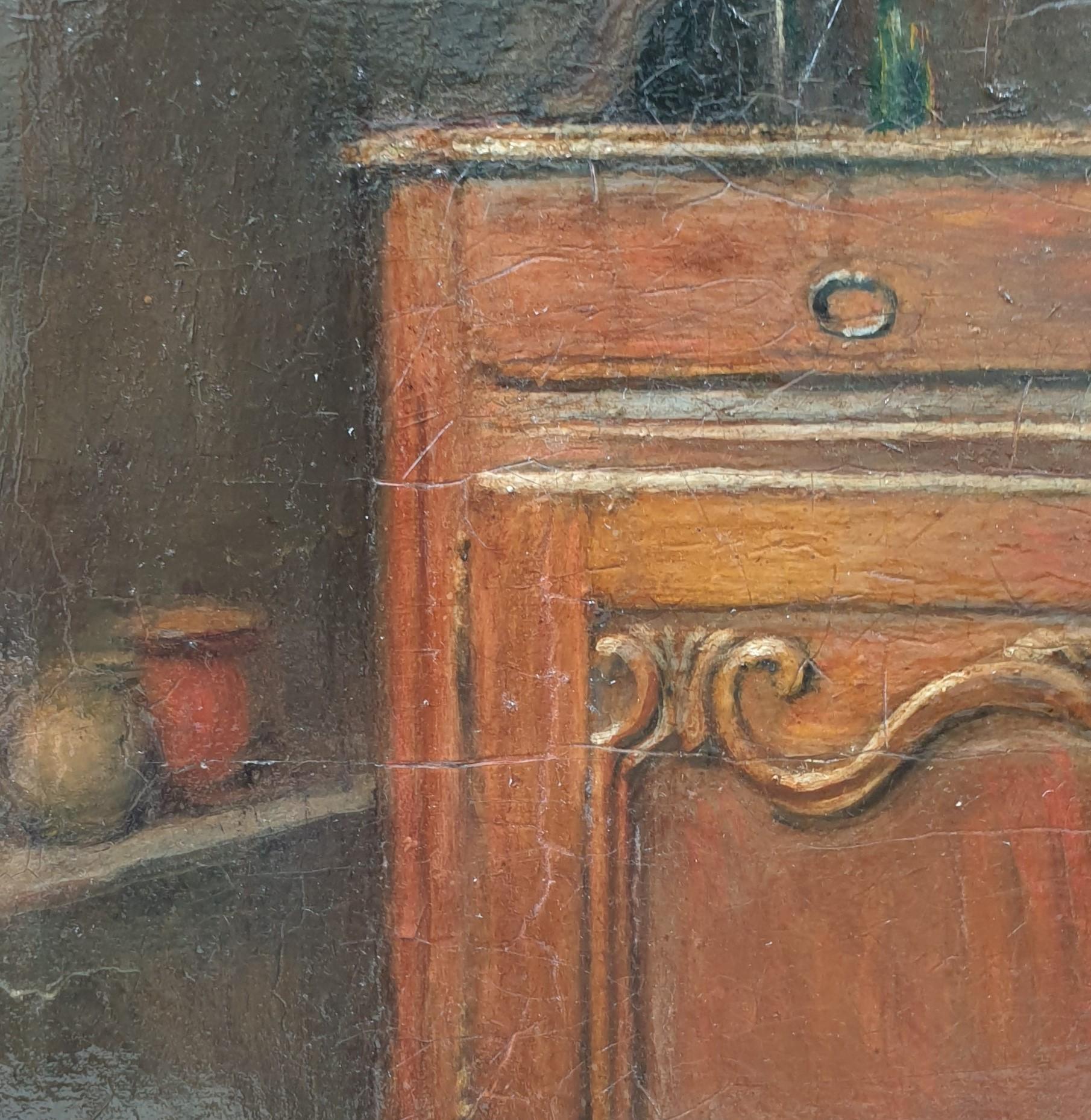 Charles BALAY Saint-Etienne, 1861 - Lyon, 1943
Oil on canvas
Signed lower left “Balay” 56 x 46 cm (71 x 62 cm with the frame)
Exhibition stamp on the verso of the exhibition of 1938 at the Salon in Paris Beautiful frame 

Charles Balaÿ studied with