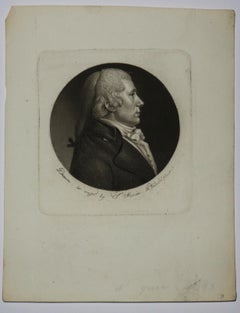Antique Portrait de Charles Grove.
