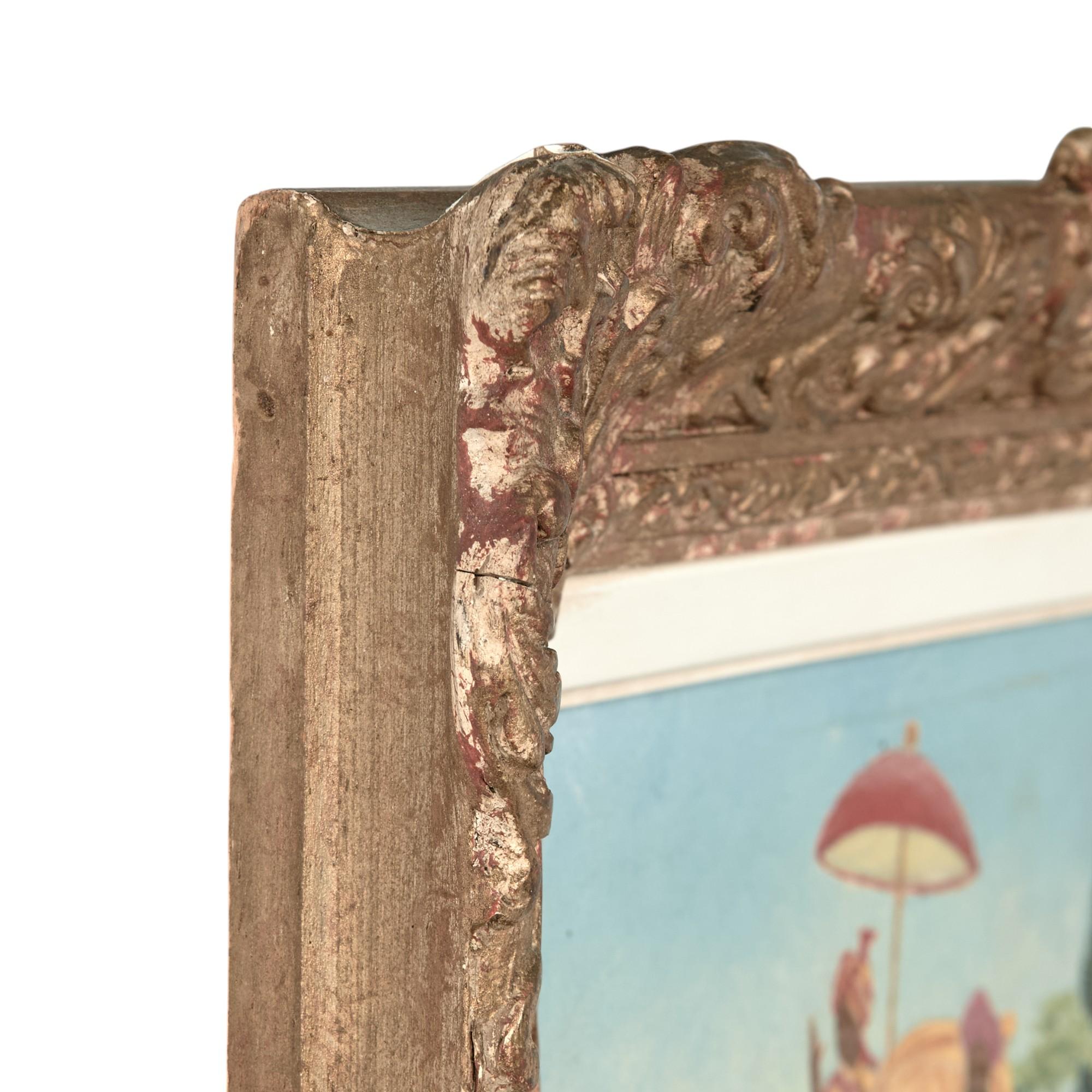 Peinture anglo-indienne d'une procession d'éléphants par Charles Baskerville en vente 10