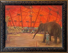 ""Menagerie Tent : Ringling Brothers Circus" Charles Baskerville, Éléphants Camels