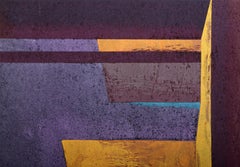 Charlton Access, Minimalist Woodcut print by Charles Battaglini