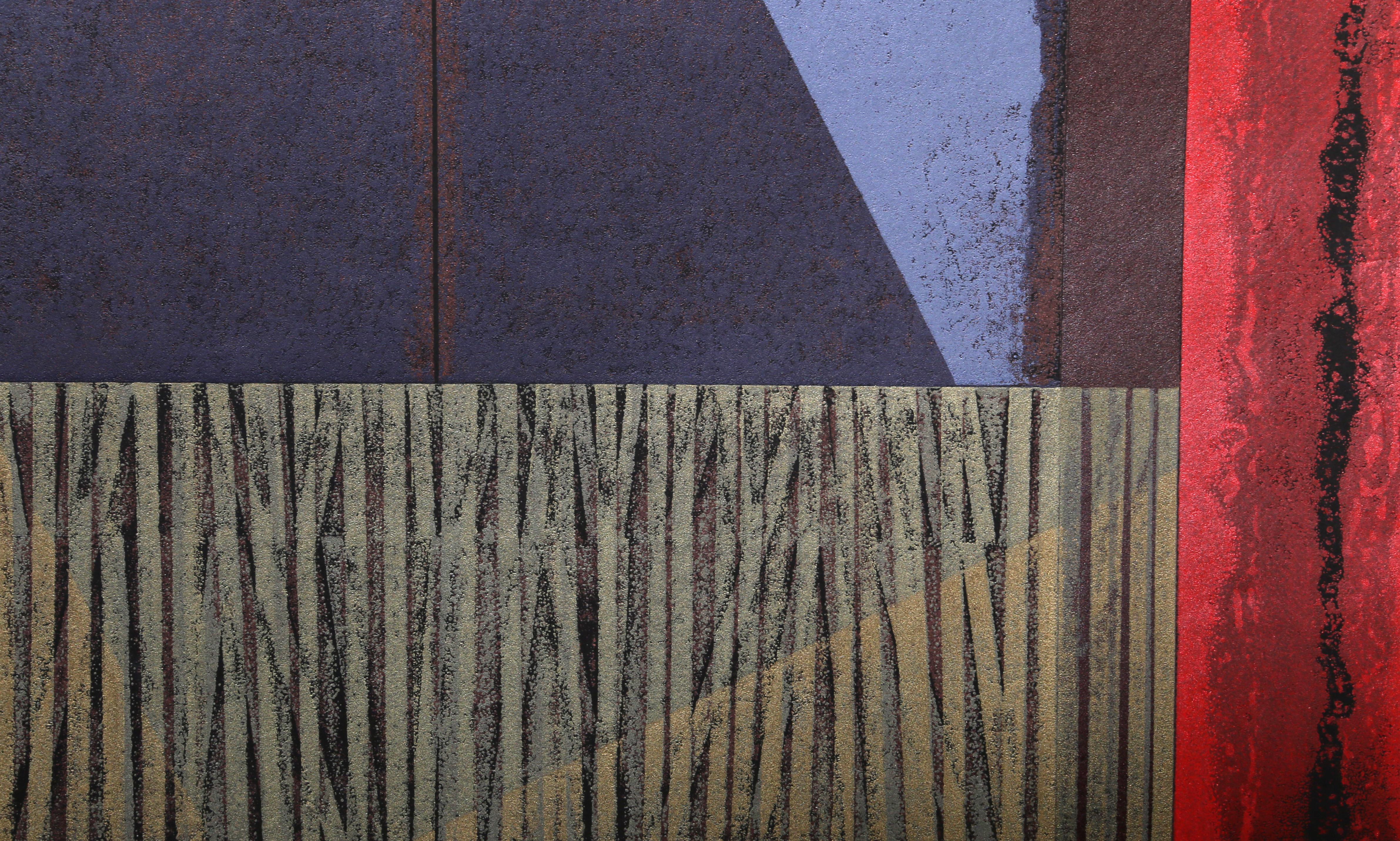 Wall, Woodcut print by Charles Battaglini For Sale 4