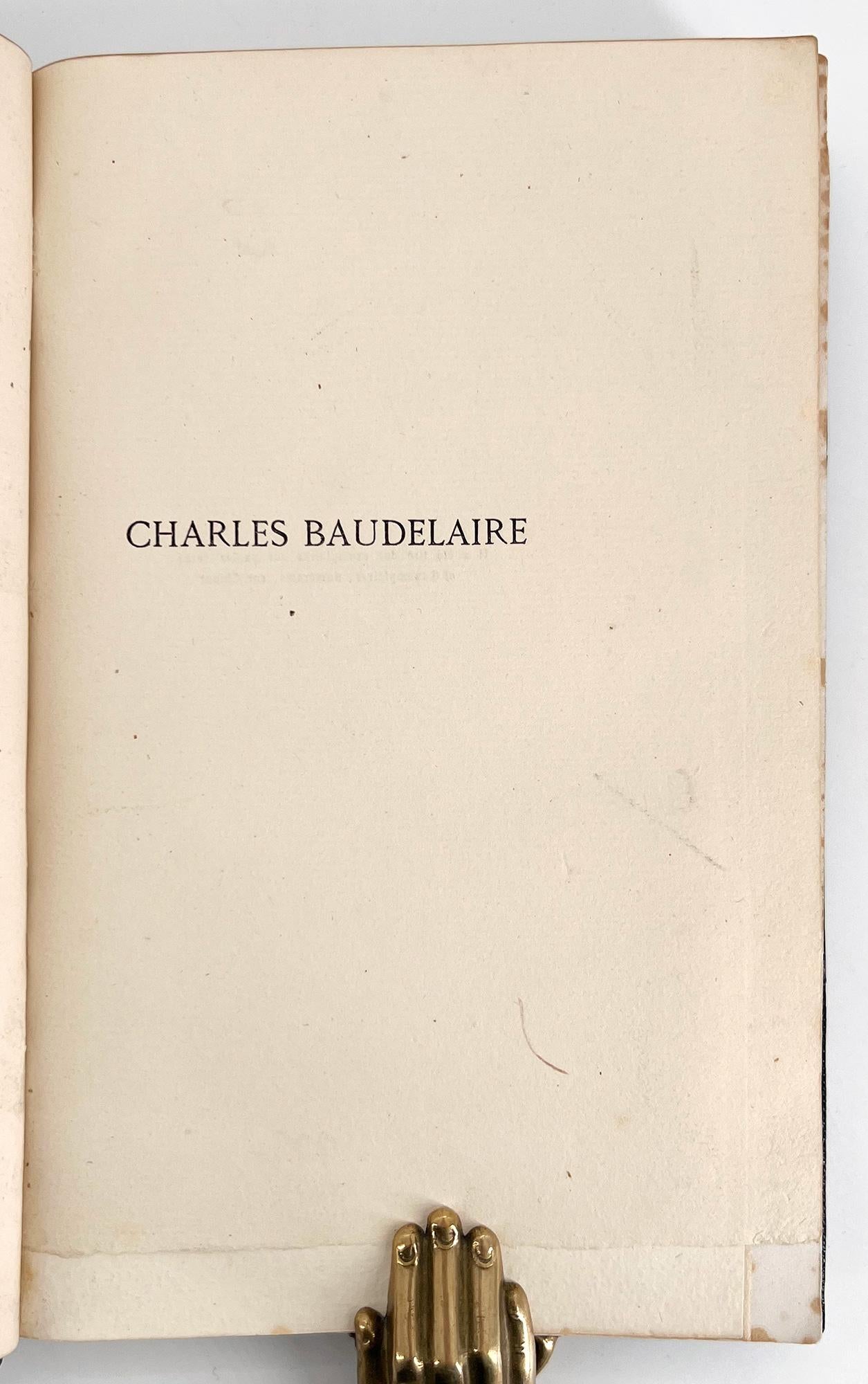 Charles Baudelaire: Souvenirs, Correspondances, Bibliographie, pièces inédites For Sale 8