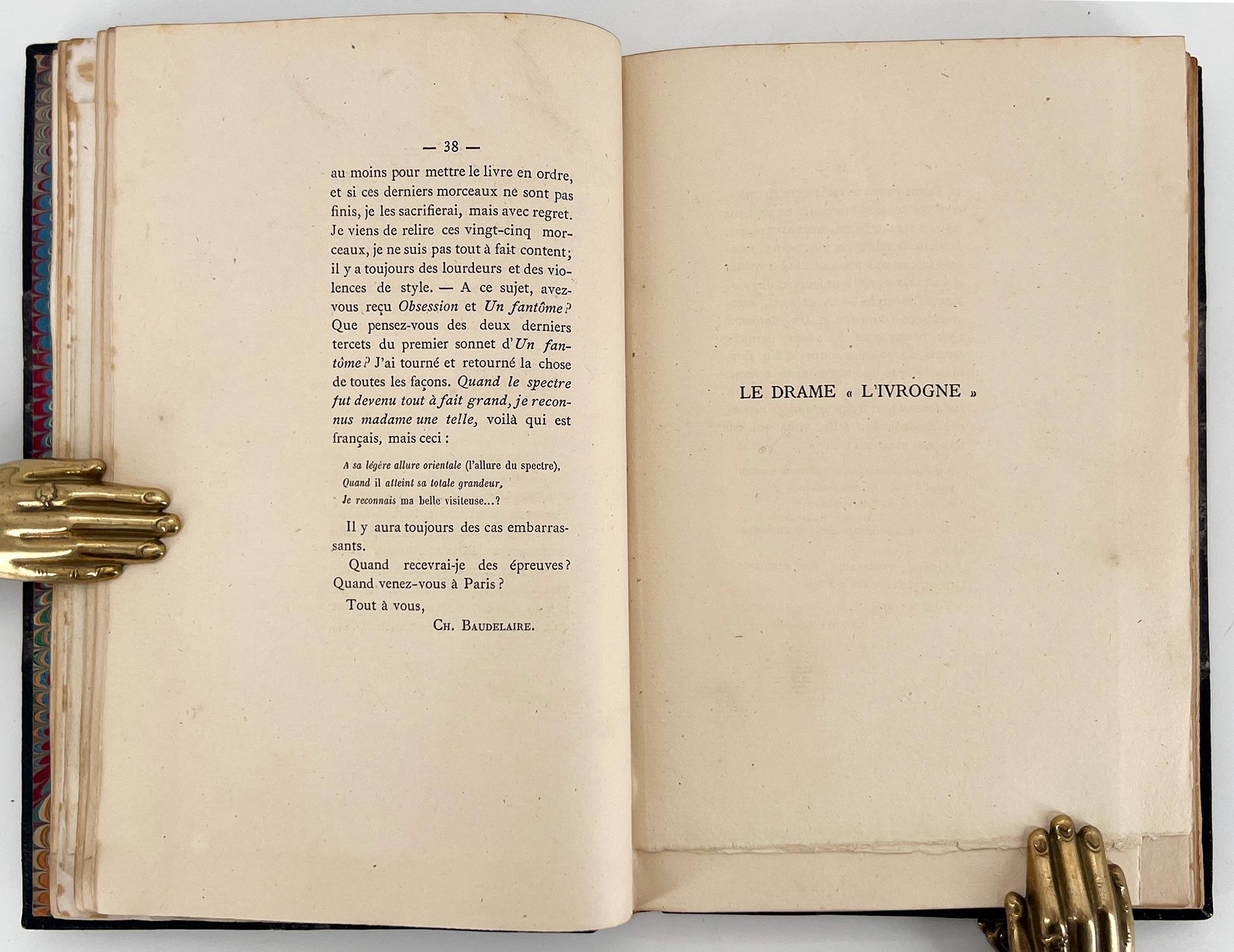 Charles Baudelaire: Souvenirs, Correspondances, Bibliographie, pièces inédites For Sale 3