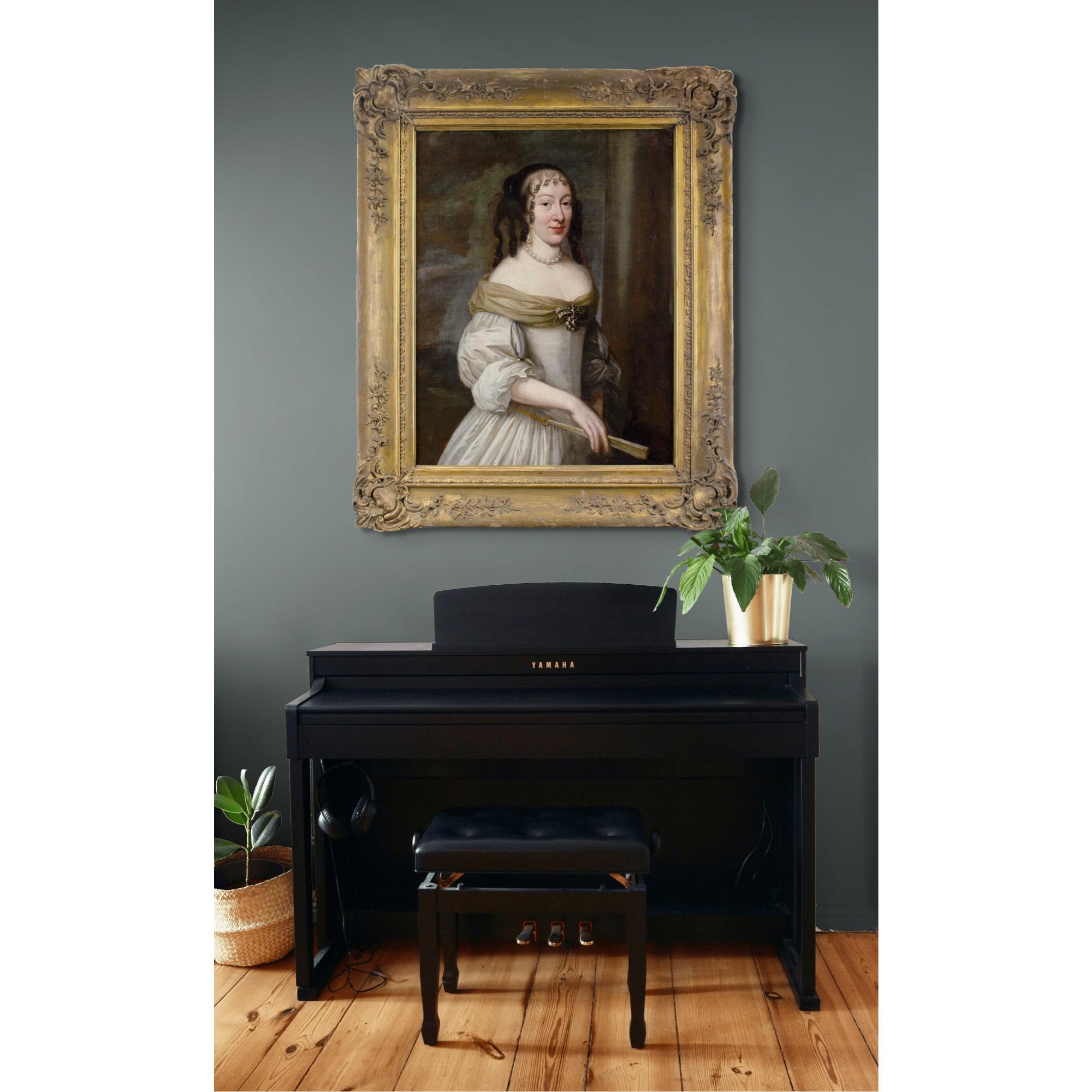 Charles Beaubrun (Circle), Portrait Of A Lady With A Fan 2