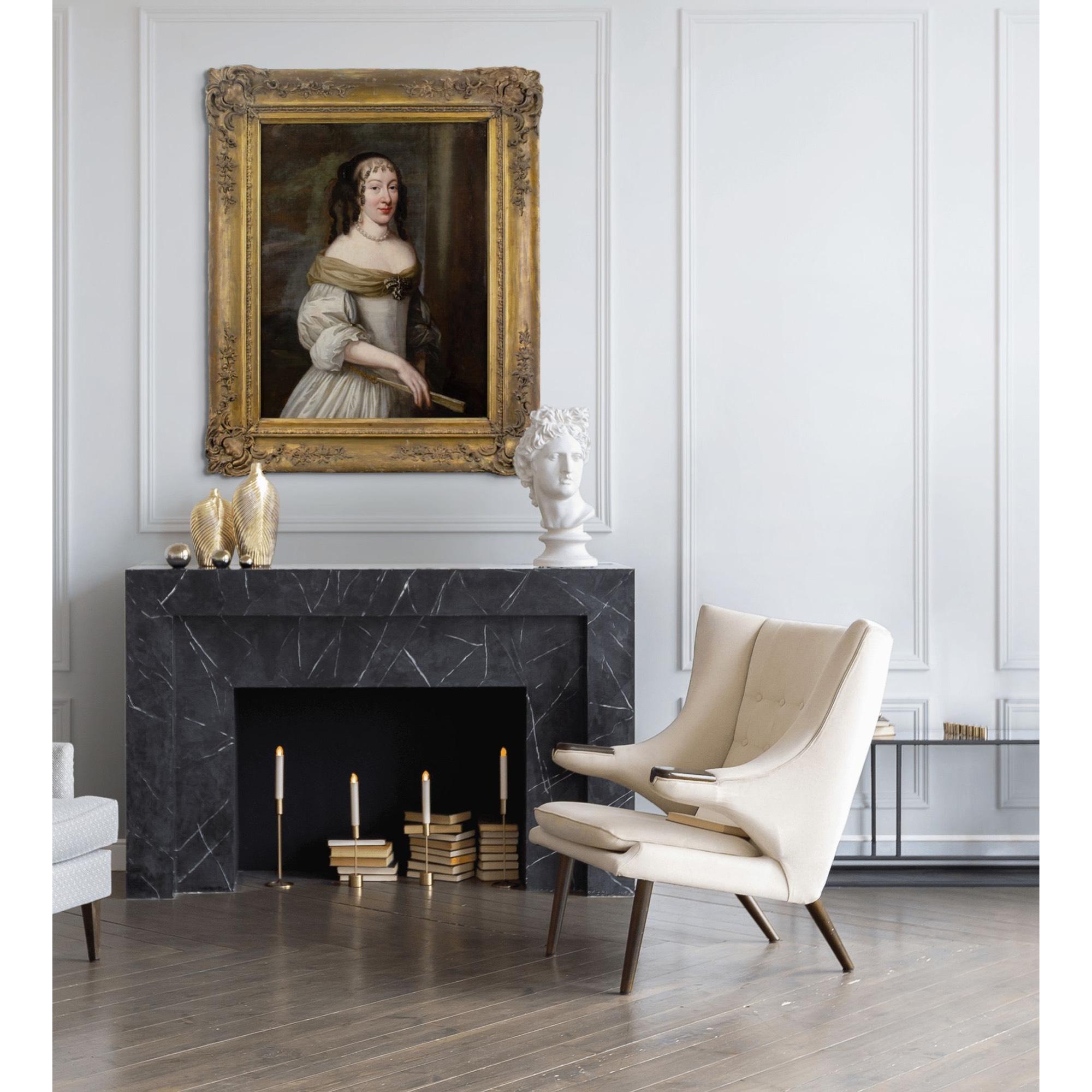 Charles Beaubrun (Circle), Portrait Of A Lady With A Fan 4