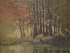 "South Fork Of The Guadalupe River" TEXAS 1990 Charles Beckendorf (1930-1996)