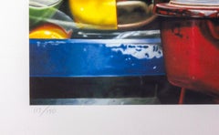 "Double Bubble" silkscreen by Photorealist painter Charles Bell Edition of 150