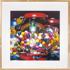 "Double Bubble" silkscreen by Photorealist painter Charles Bell Edition of 150