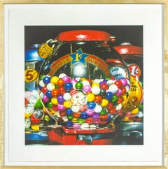 "Double Bubble" silkscreen by Photorealist painter Charles Bell 