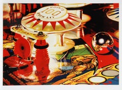 The Viking, Photorealist Pinball Machine Screenprint by Charles Bell