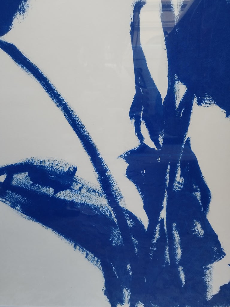 Charles Belle "Every Spring Time", Screen Painting on Paper For Sale at