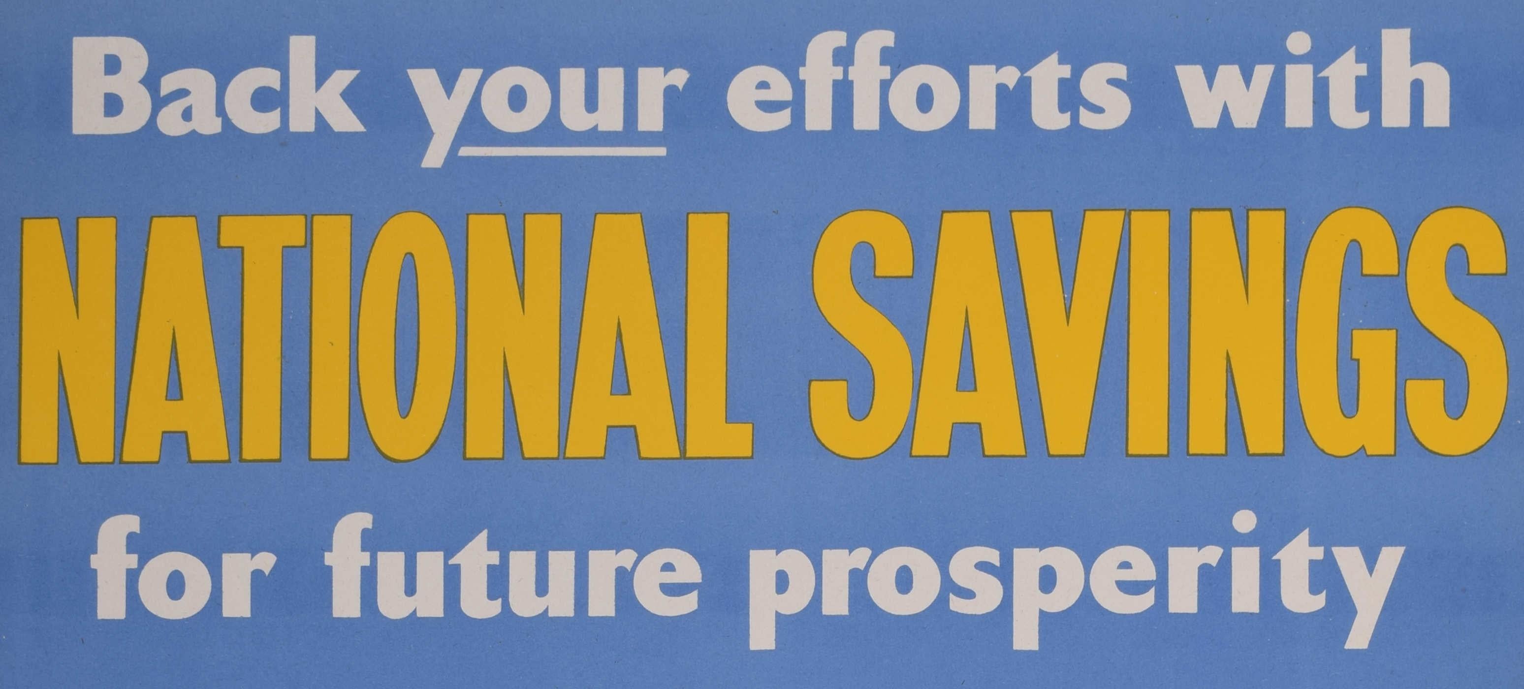 Charles Benjamin Beardsworth
Estrazione mineraria per il risparmio nazionale -- Supporta i tuoi sforzi con il risparmio nazionale per la prosperità futura.
Litografia 
75 x 50 cm 

Questo poster è un'opera di propaganda britannica pubblicata durante