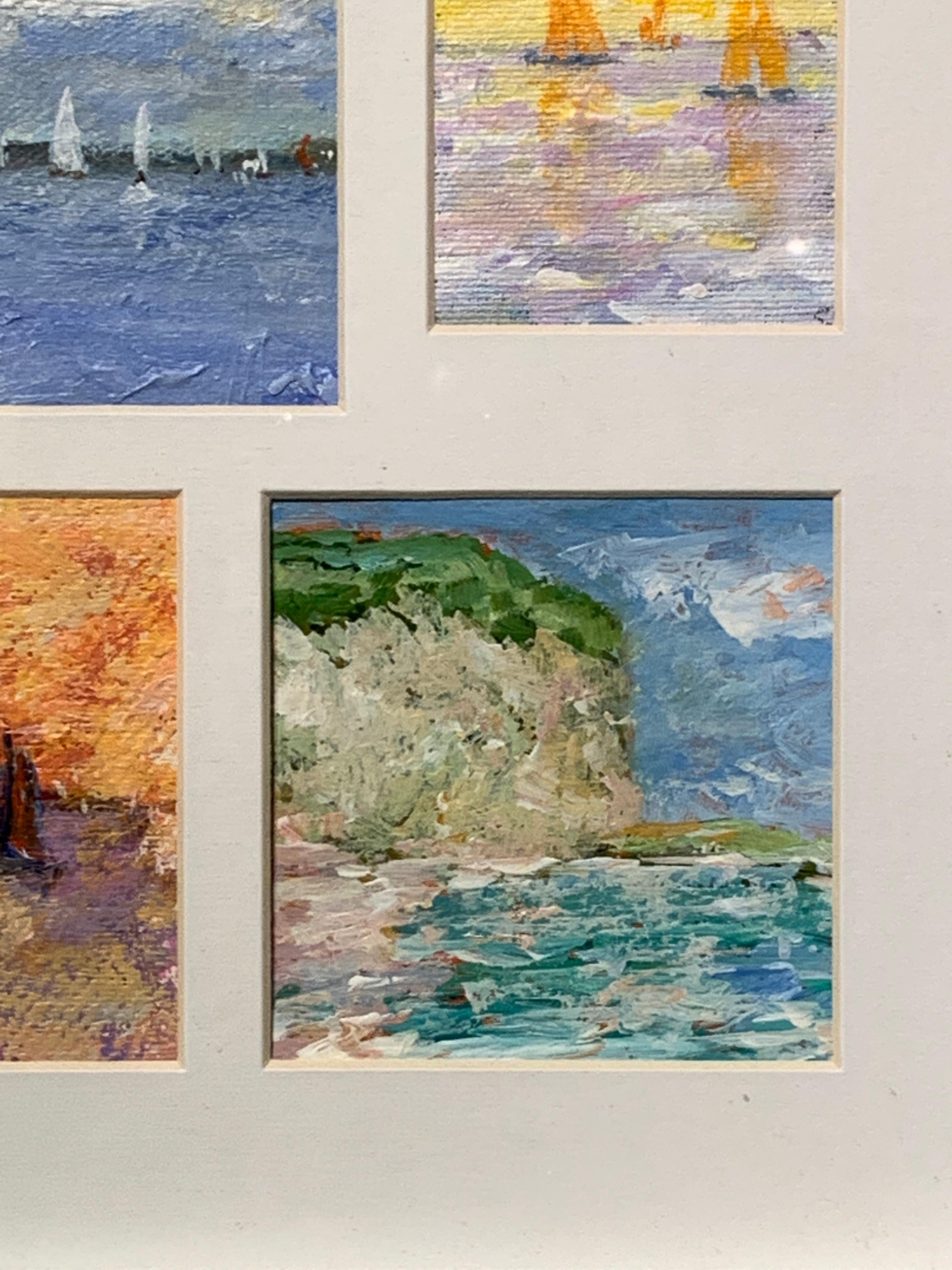 American Impressionist Coastal scenes from the East Coast, USA and Nantucket - Painting by Charles Bertie Hall