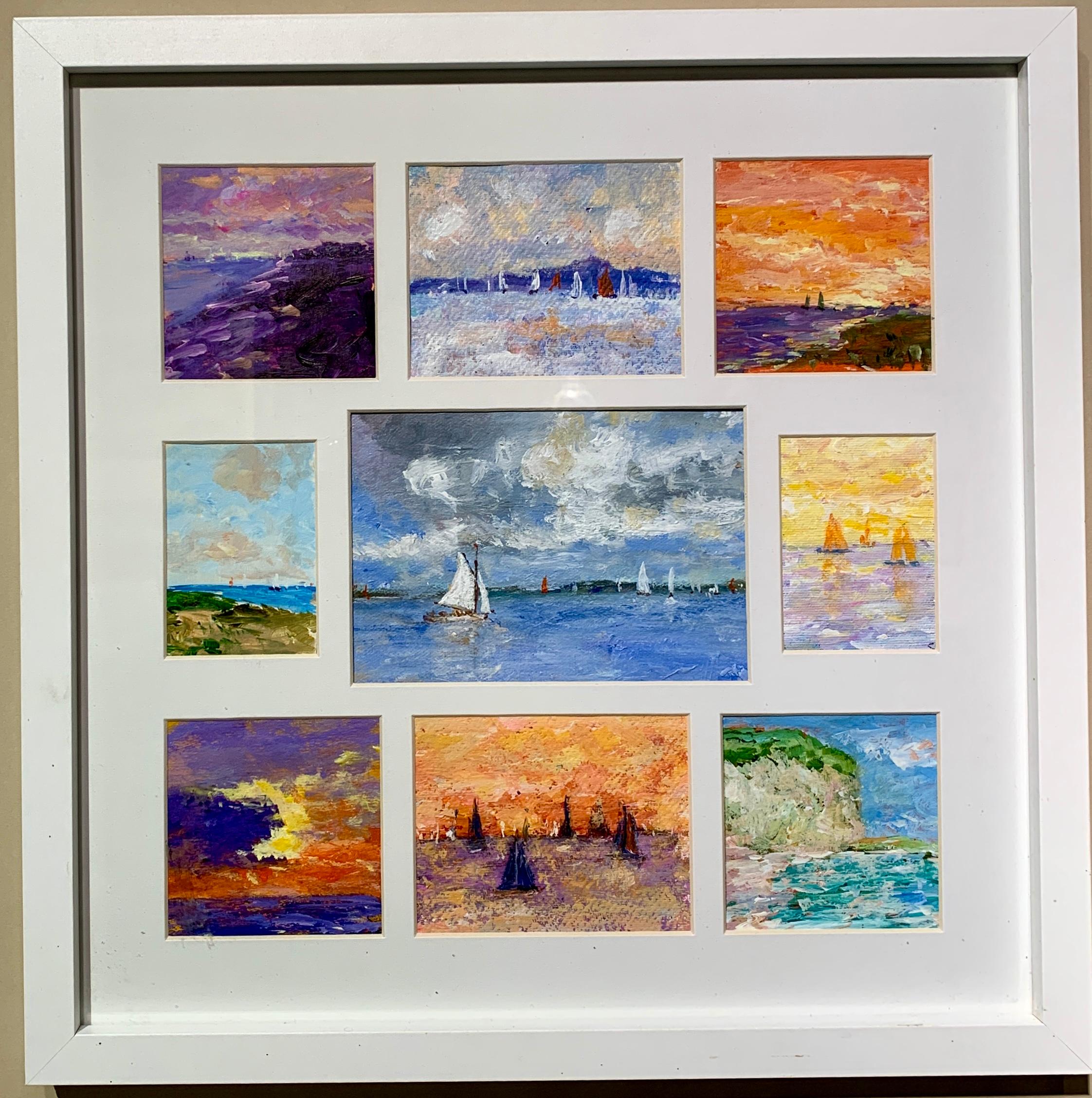 Charles Bertie Hall Landscape Painting - American Impressionist Coastal scenes from the East Coast, USA and Nantucket