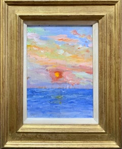 American Impressionist Coastal Sunset from the East Cost of America.