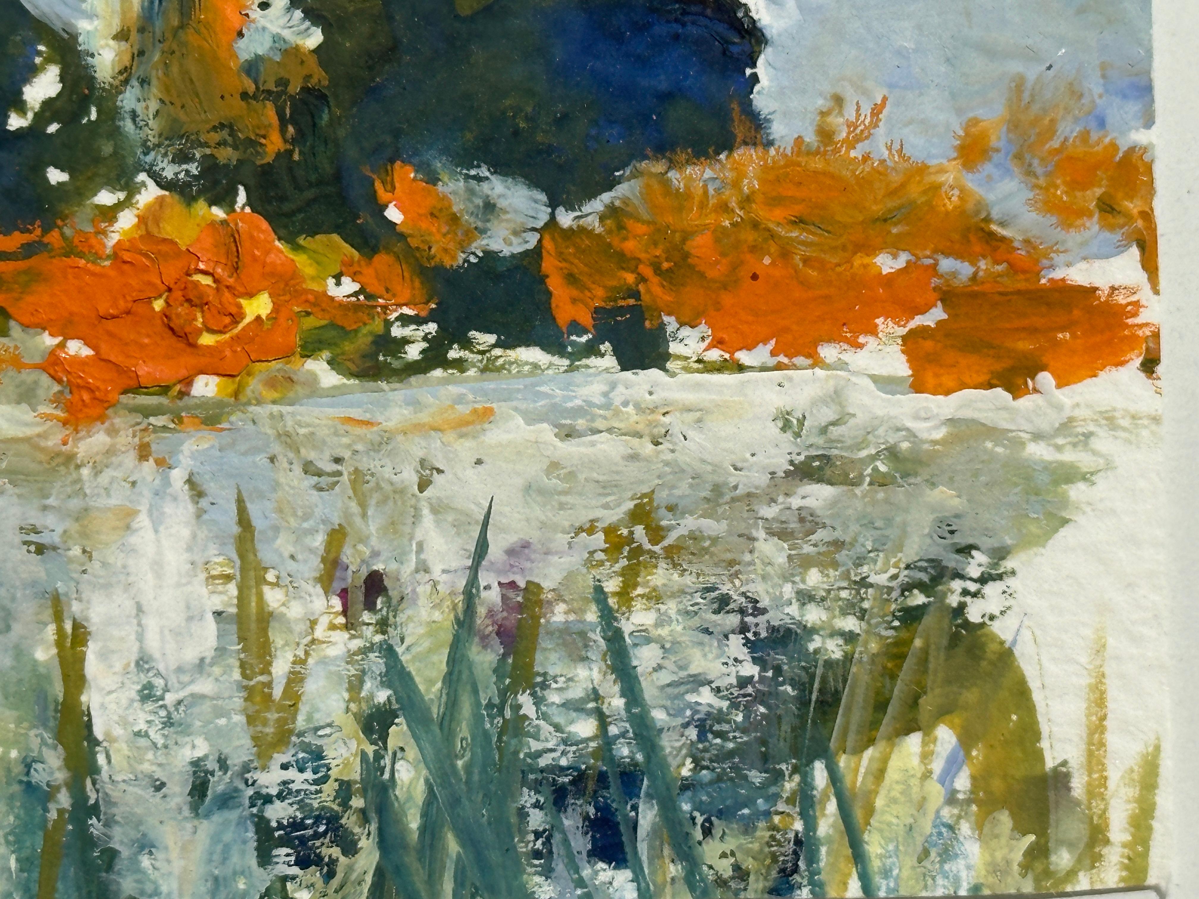 Impressionistische Landschaftsansichten von Feldern im Angebot 3