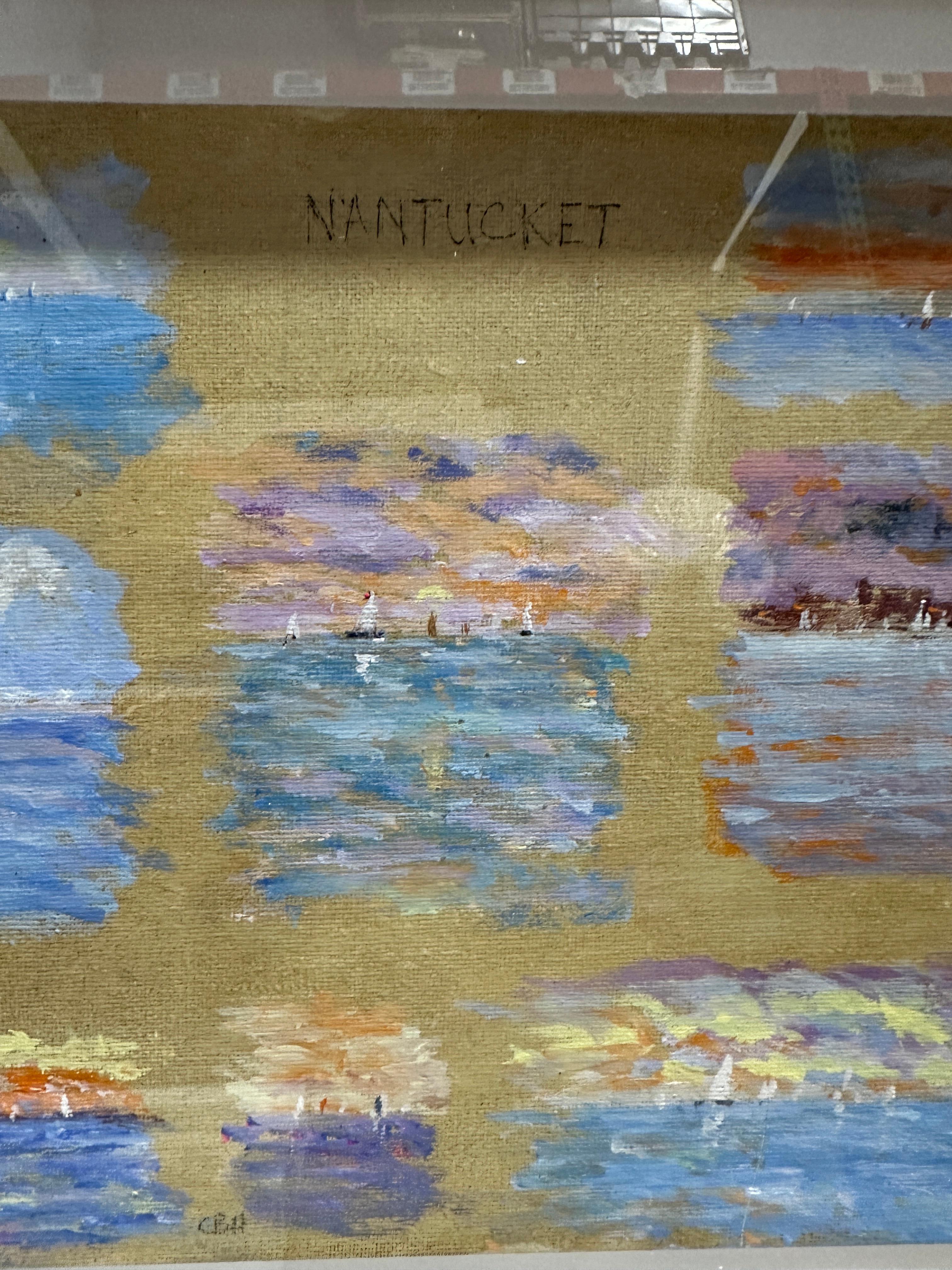Images multiples, scènes impressionnistes de Nantucket en vente 1