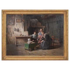 Antique Family in an Interior
