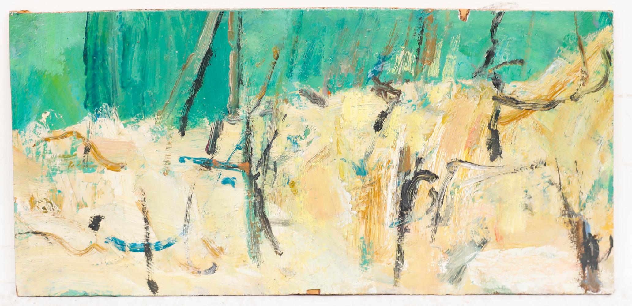 Charles Betremieux (1919-1997) - 20. Jahrhundert Ölgemälde, Sommerfelder – Painting von  Charles Betremieux