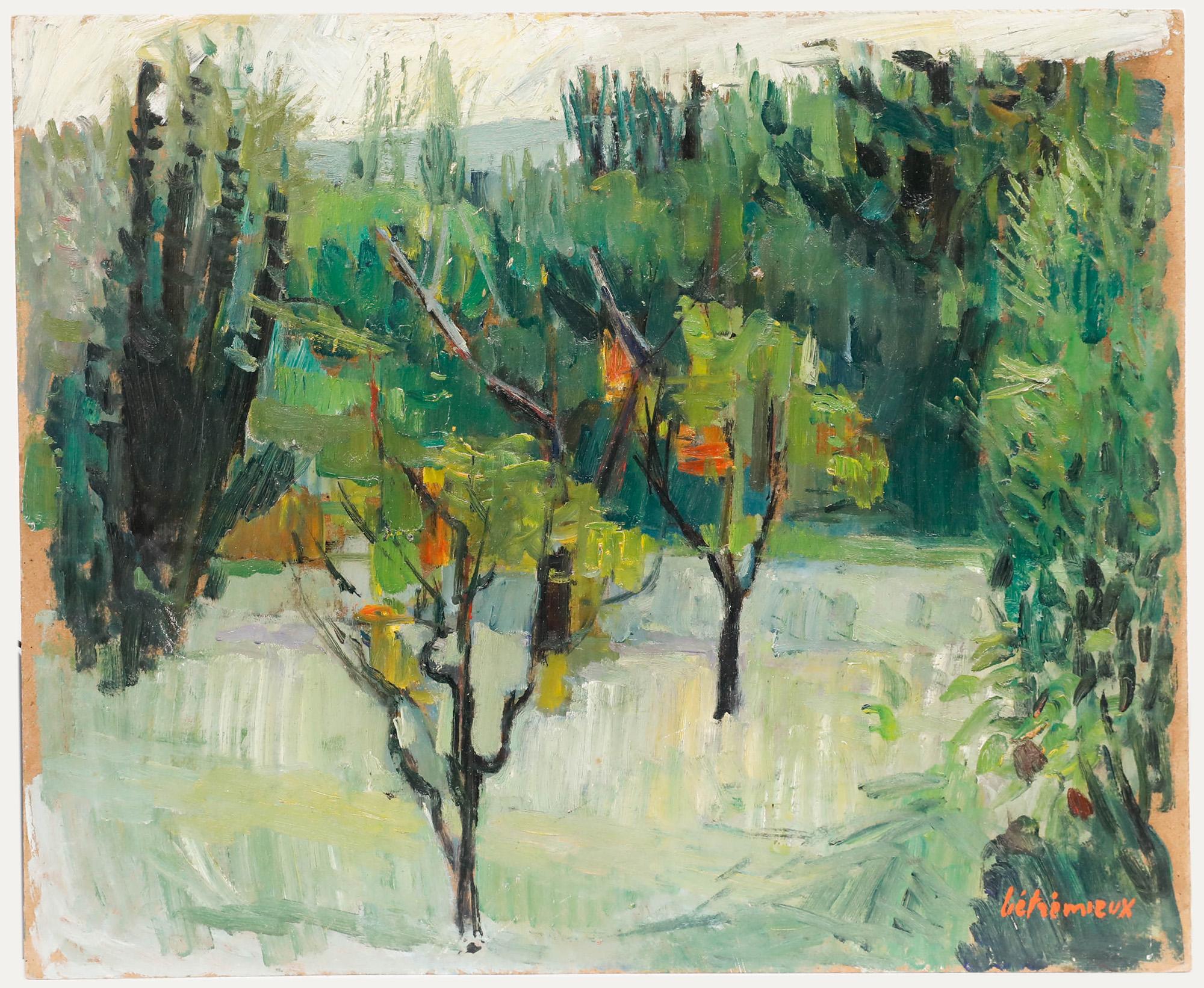 Charles Betremieux (1919-1997) - 20. Jahrhundert Ölgemälde, The Woodland Clearing