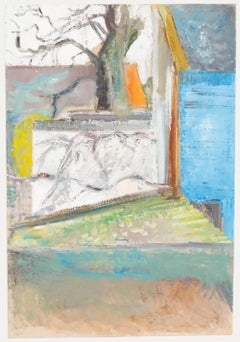 Charles Betremieux (1919-1997) - 20th Century Oil, View of The Garden