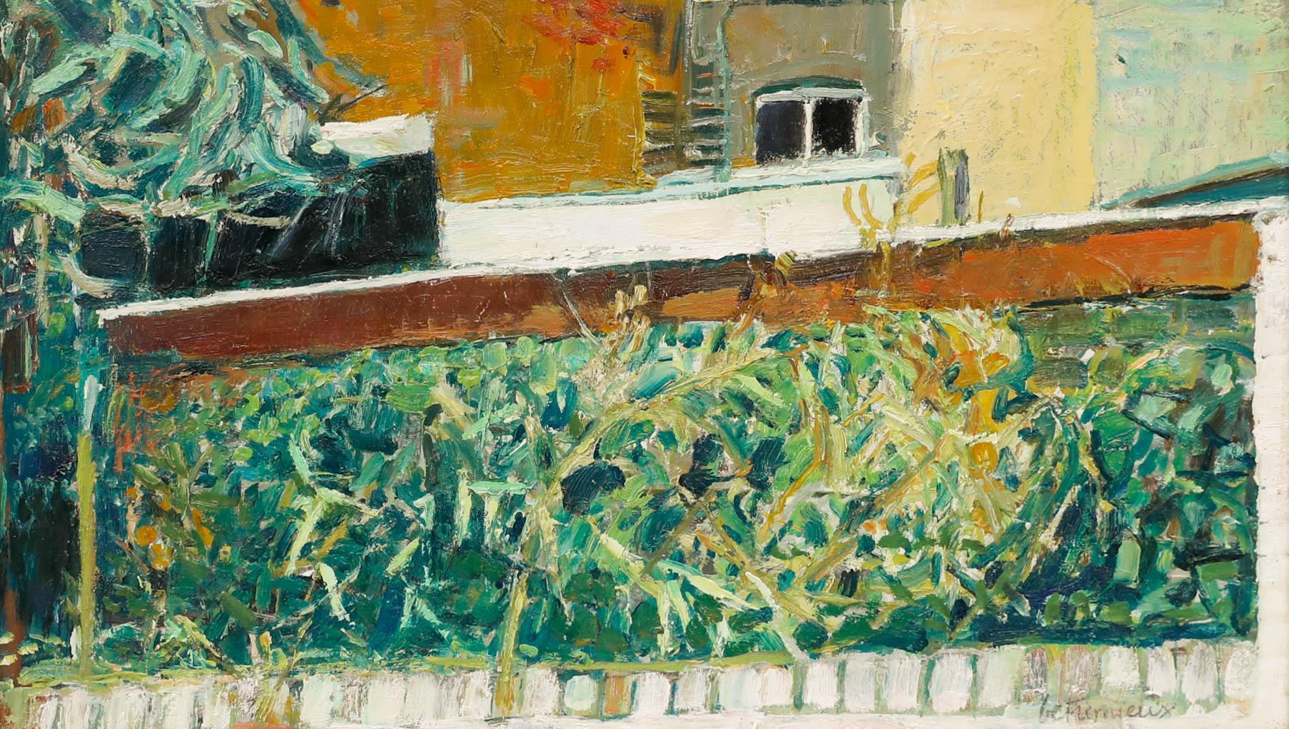 Charles Betremieux (1919-1997) - Gerahmtes Ölgemälde des 20. Jahrhunderts, Pour Sylviane – Painting von  Charles Betremieux